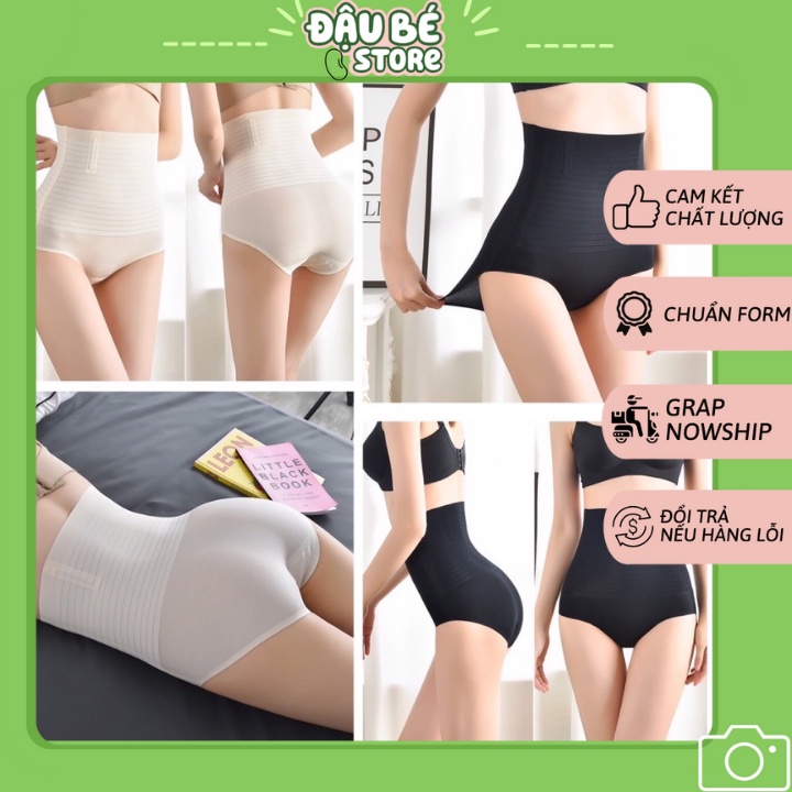 Quần Gen Bụng Cạp Cao Định Hình Chất Su Lạnh 3D Chống Cuộn - Quần Lót Nịt Bụng Tạo Dáng Thon Gọn Cho Nữ - Daube - Q009