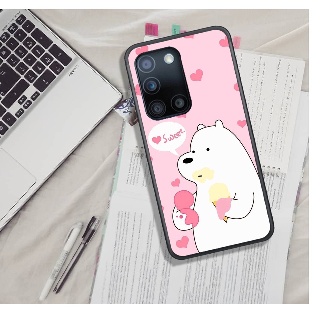 Ốp Lưng SamSung A32 4G - A52 - A72 - M52  . In Hình Gấu Bắc Cực Cute.