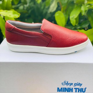 Giày Slip on da thật không dậy 4cm siêu đỉnh MT731