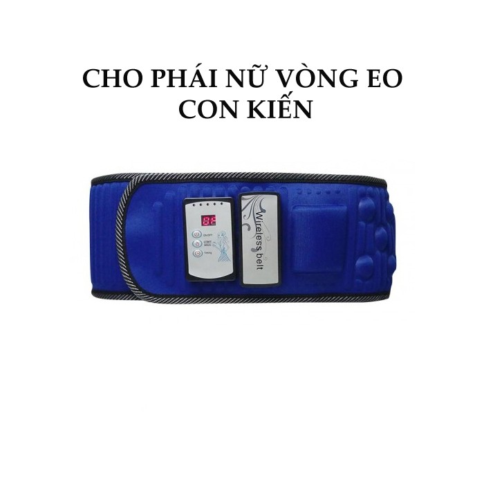 Đai massage bụng X5 pin sạc hồng ngoại Wireless Belt loại 1