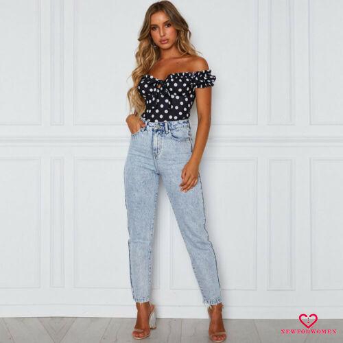 Bodysuit Ngắn Tay Trễ Vai Phong Cách Quyến Rũ Dành Cho Nữ | BigBuy360 - bigbuy360.vn