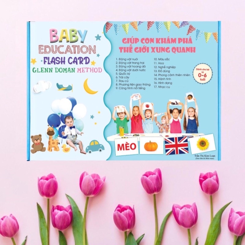 Bộ thẻ Flashcard Thế giới xung quanh Glenn Doman Baby Education