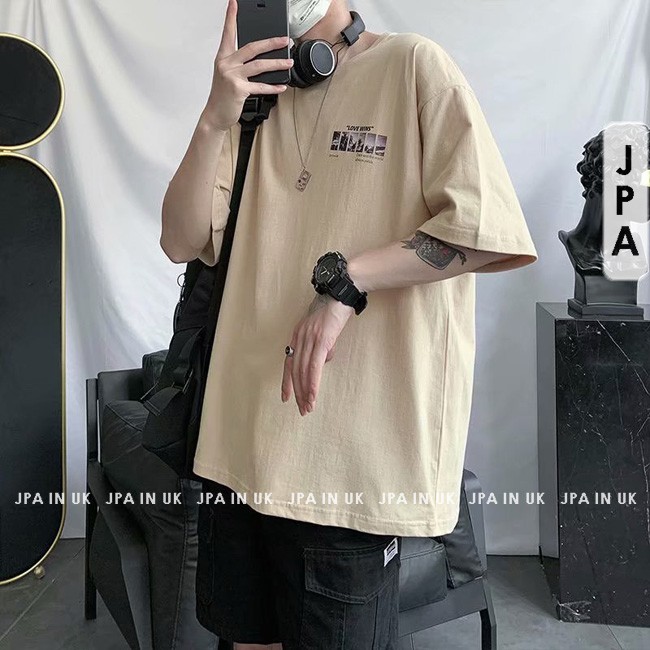 Áo phông tay lỡ Unisex J61 JPA in UK thun basic tee mùa hè ngắn tay nam nữ oversize form rộng | BigBuy360 - bigbuy360.vn