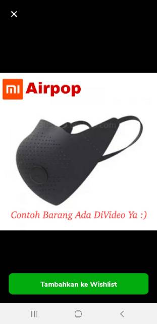 (Hàng Mới Về) Khẩu Trang Xiaomi Airpop Có Đèn Phát Sáng 360 Độ