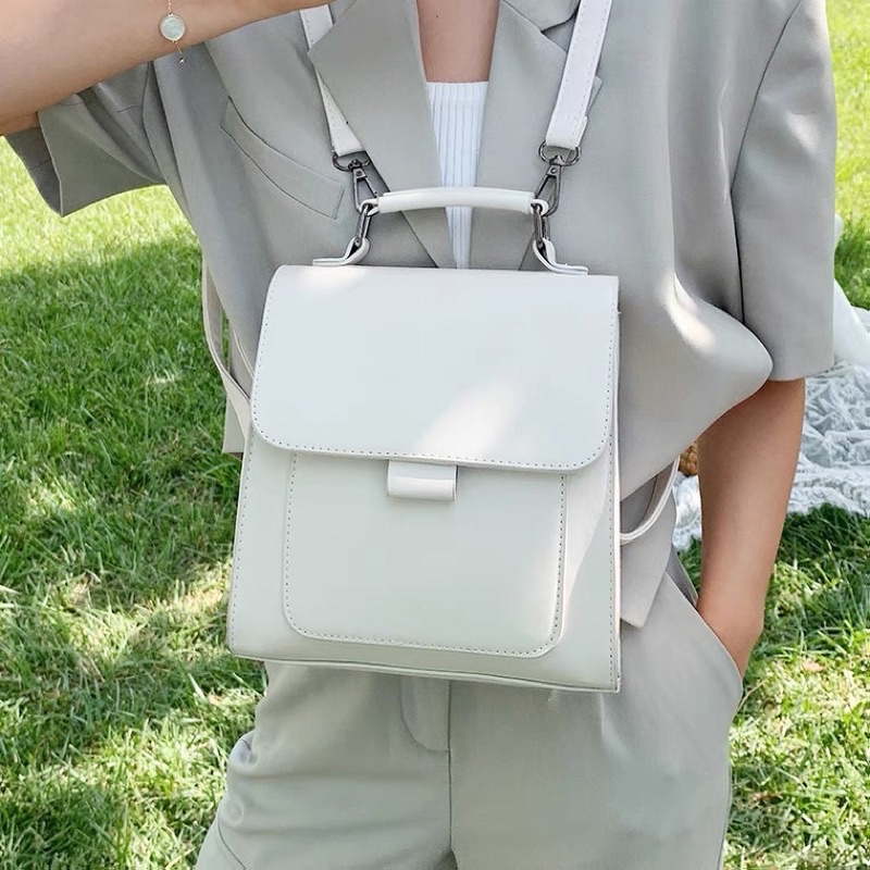 Balo mini da lộn chất lượng cao giá rẻ balo du lịch thời trang nữ phong cách vintage hàn quốc