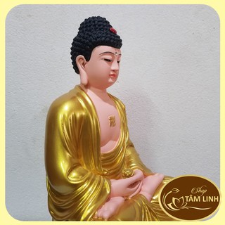 Tượng Phật A Di Đà Cao 30cm Nhựa Composite