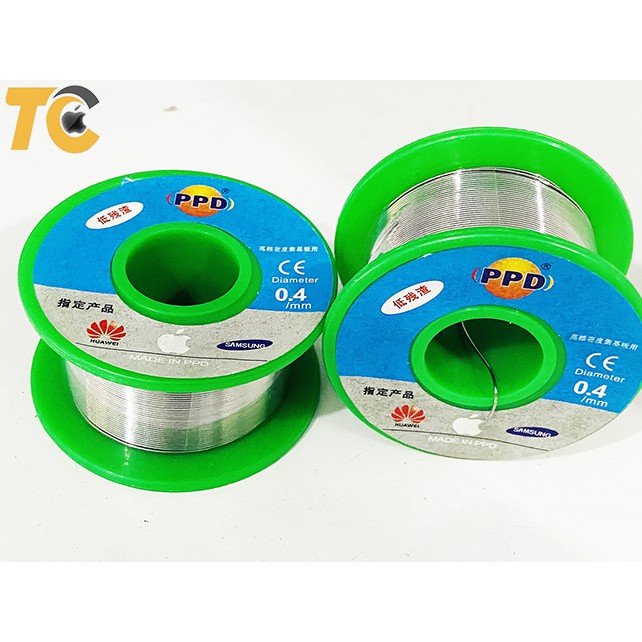 Cuộn chì hàn size 0.4 trọng lượng 50G, dụng cụ dùng để hàn các loại, bộ đồ nghề sửa chữa điện thoại iphone