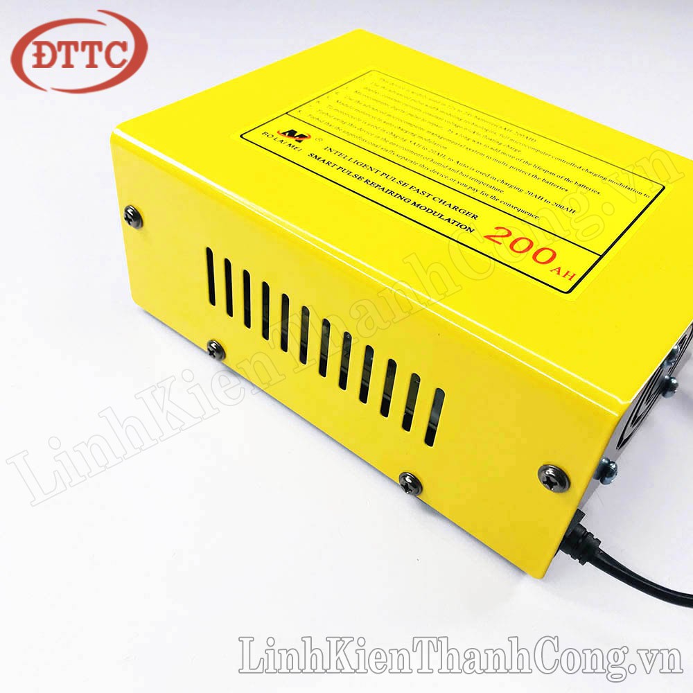 Bộ Sạc Acquy Tự Động Thông Minh 12V 24V 200Ah Bảo Hành 3 Tháng