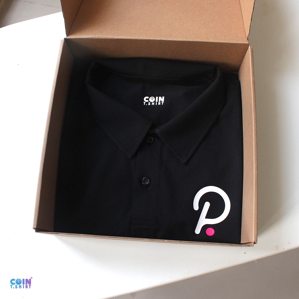 Áo Polkadot Polo cao cấp DOT (Cointshirt), Bitcoin BTC, Ethereum ETH, Binance BNB, Polkadot DOT, Near, Solana SOL,Crypto