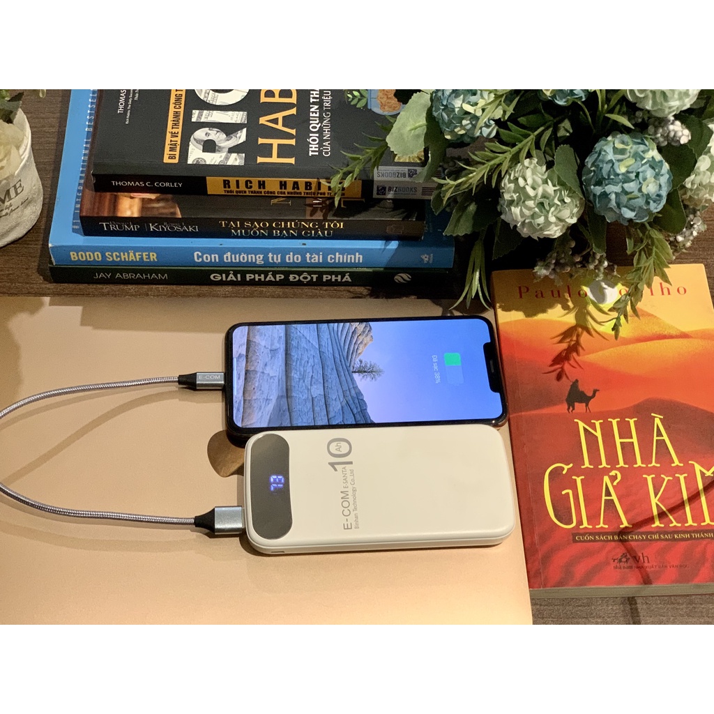 Pin sạc dự phòng cao cấp 10000 mAh có màn hình hiển thị dung lượng chính xác