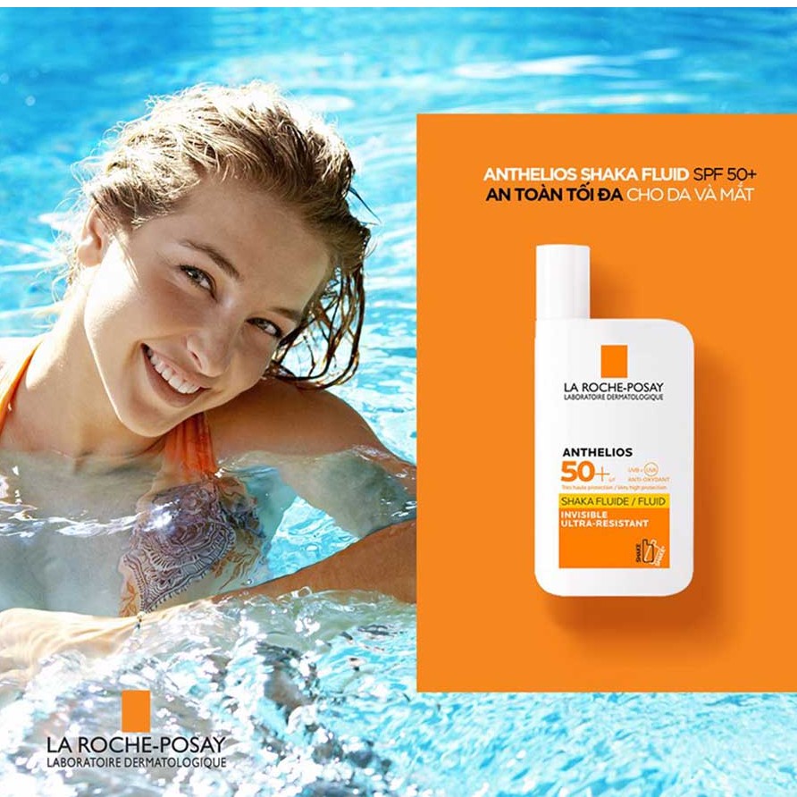 Kem Chống Nắng LA ROCHE POSAY Anthelios Invisible Fluid SPF 50+ không nhờn rít dành cho da khô, nhạy cảm 50ml | BigBuy360 - bigbuy360.vn