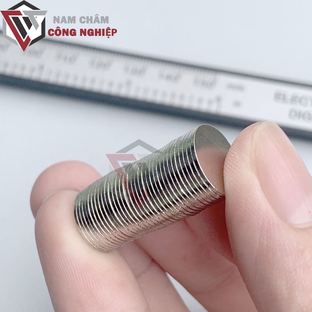 nam châm tròn 12x1mm nam châm vĩnh cửu