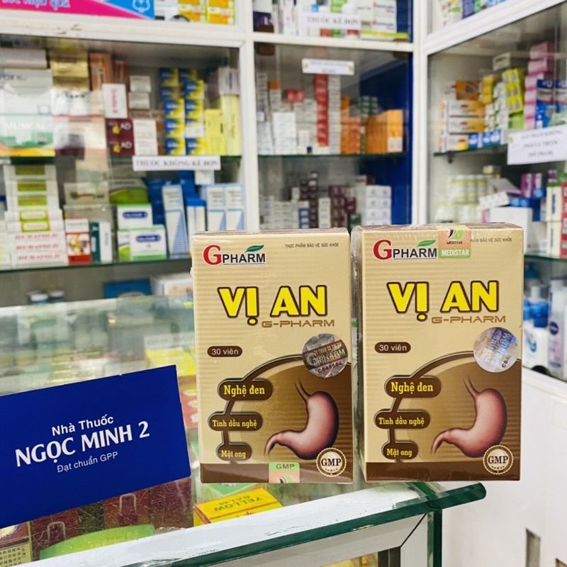 ✅ [Chính Hãng] Vị An Gpharm – Giúp giảm viêm loét dạ dày, trào ngược thực quản, viêm đại tràng  ( hộp 30 Viên )
