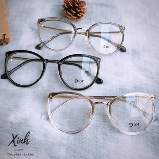 [ẢNH THẬT] Mắt kính giả cận gọng kim loại mắt mèo dễ thương 2020
