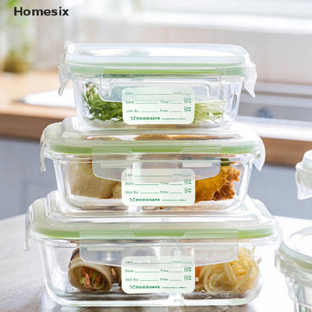Set 250 miếng dán ghi thông tin ngày tháng bảo quản thực phẩm trong tủ lạnh