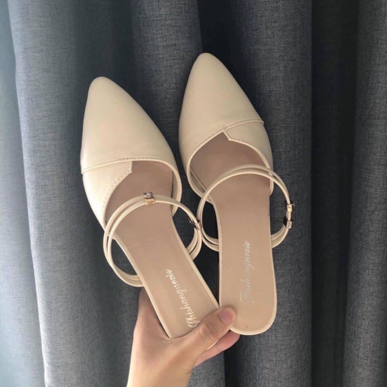 Giày Nữ 3 Phân Mũi Nhọn Đi Được 2 Kiểu Lên Chân Đẹp Sang Giá Tại Xưởng Size 35 - 39