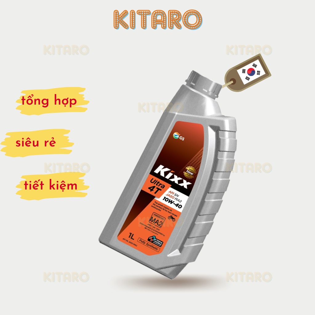 Nhớt Kixx Ultra 4T 10W40 1L Full Tổng Hợp