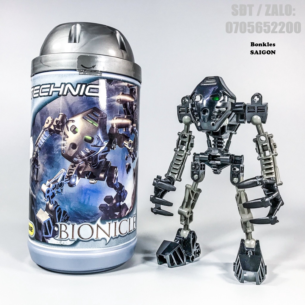 Đồ Chơi Mô Hình Vintage lắp ráp LEGO Bionicle: Toa Mata Onua 8532 Chính Hãng Đan Mạch (2001)