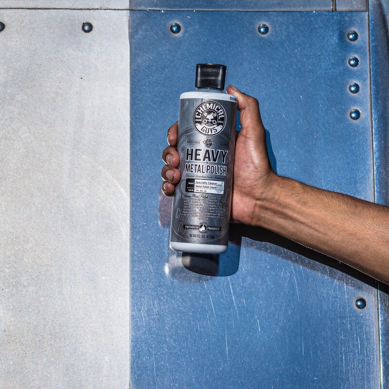 Kem đánh bóng kim loại  Chemical Guys Heavy Metal Polish đánh bóng Inox, Chrom, mâm xe, trang sức, kim loại 478ml