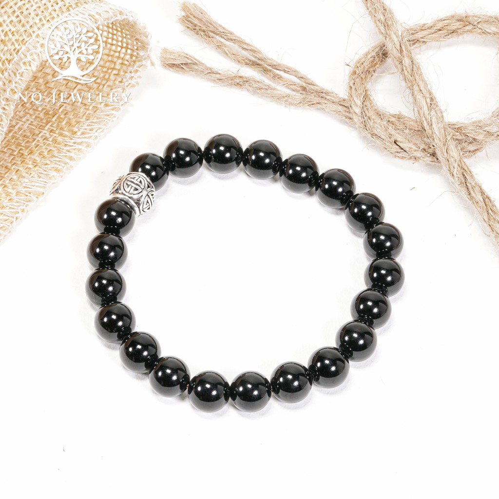 Vòng tay phối 1 charm bạc - NQ Jewelry