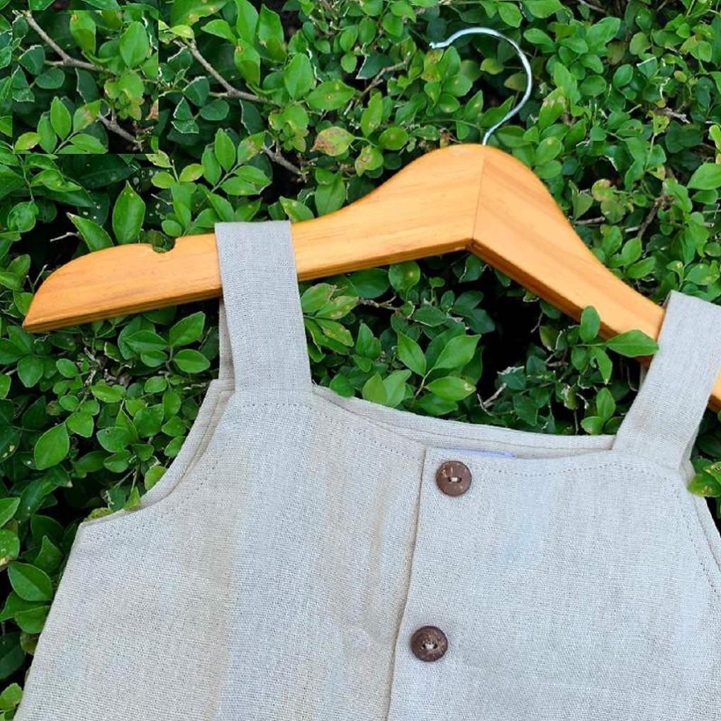 Áo 2 dây Vải Linen cho bé gái - AG02