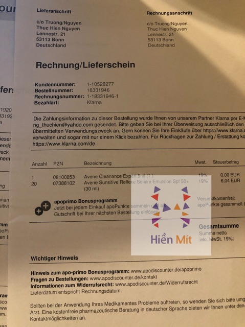 Kem Chống Nắng Vật Lý Avene Sun Very High Protection Réflexe Solaire 30ml Avène Rèlexe da nhạy cảm Dry Touch spf50 Bill | BigBuy360 - bigbuy360.vn