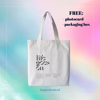 Túi xách tote kpop bts goes on premium