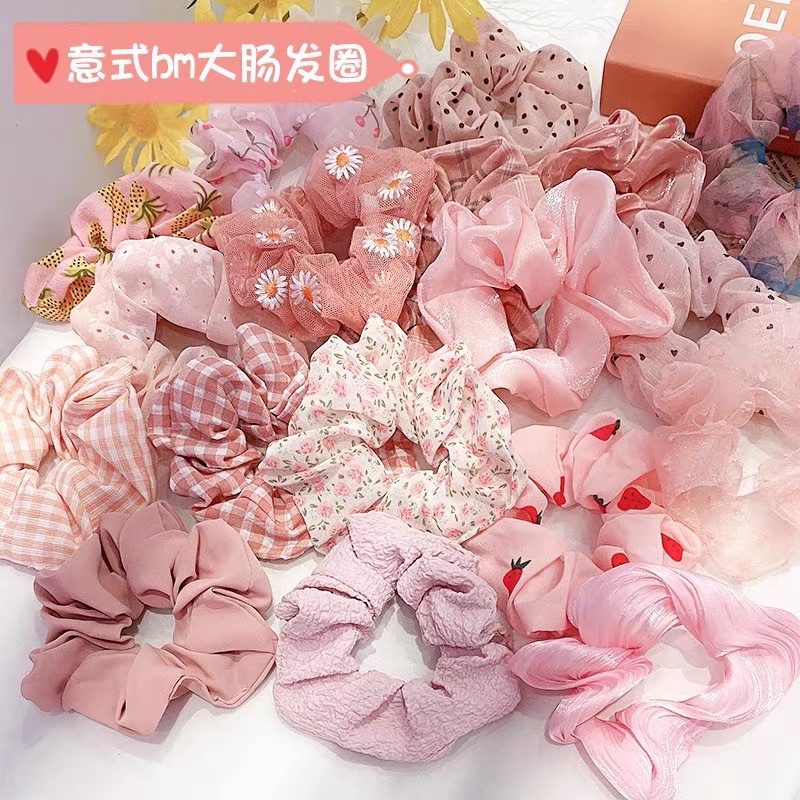 Dây buộc tóc scrunchies hàn quốc