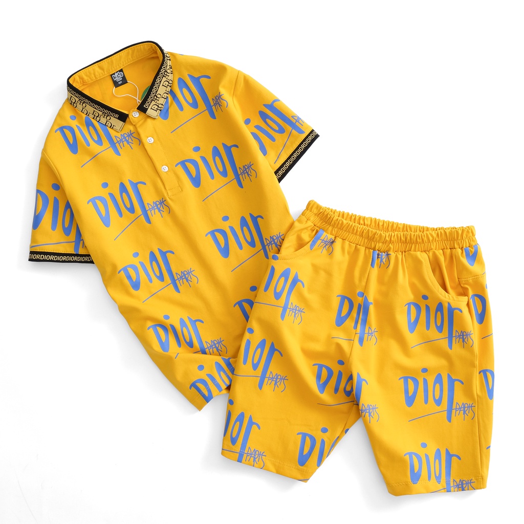 Đồ bộ bé trai SUGOLD Store chất cotton có size cho bé 22-45 kg RZM31