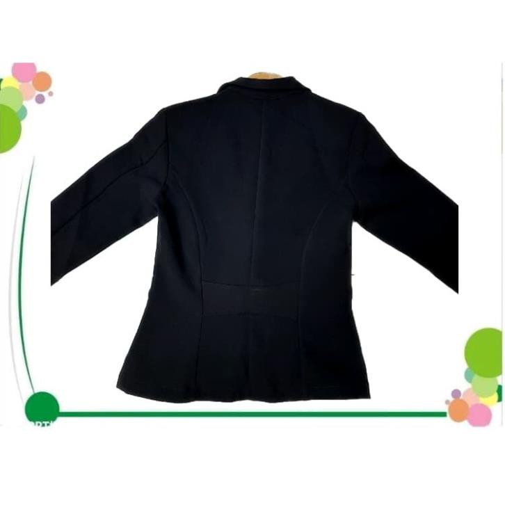 Áo vest nữ công sở tay dài cao cấp LINH CHI  form chuẩn mặc cực tôn dáng có độn vai và túi thật hai bên TD16