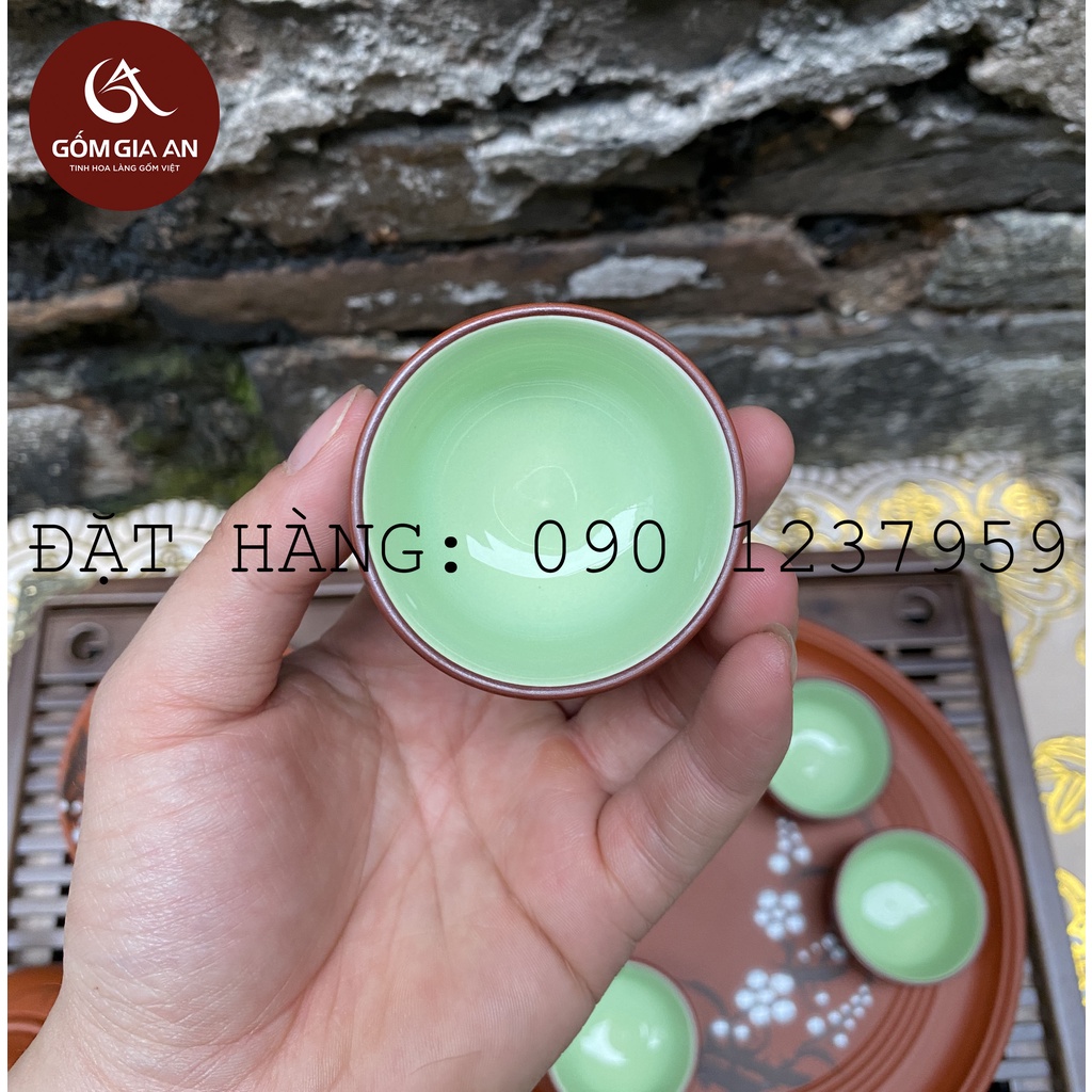 Bộ Ấm Trà gốm đỏ 250ml - hàng nghệ nhân Đỗ Tùng Mậu