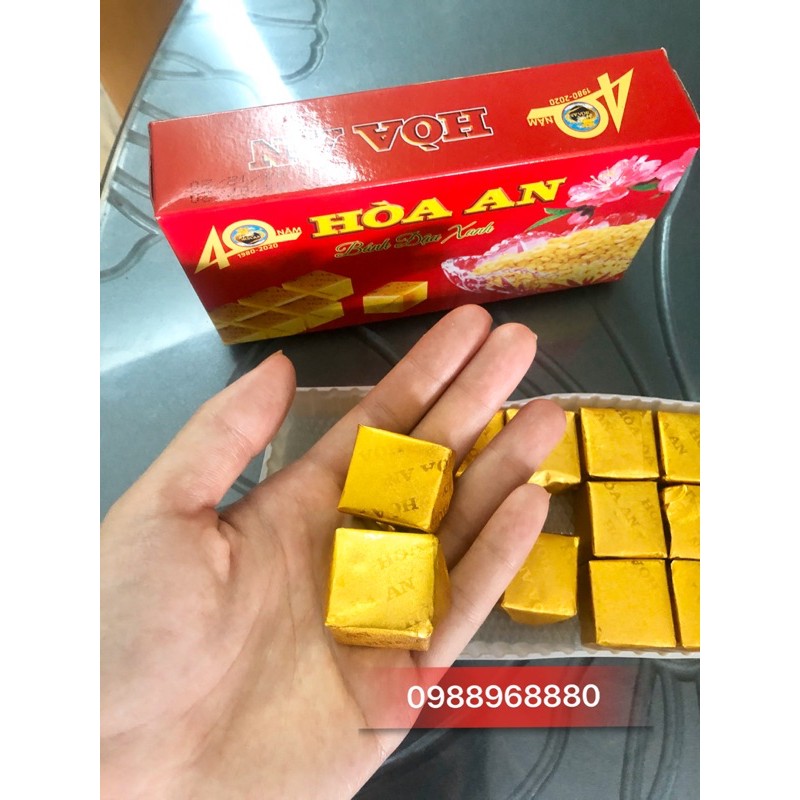 Bánh Đậu Xanh Hoà An Combo 10 hộp bánh đậu xanh Hoà An 200g