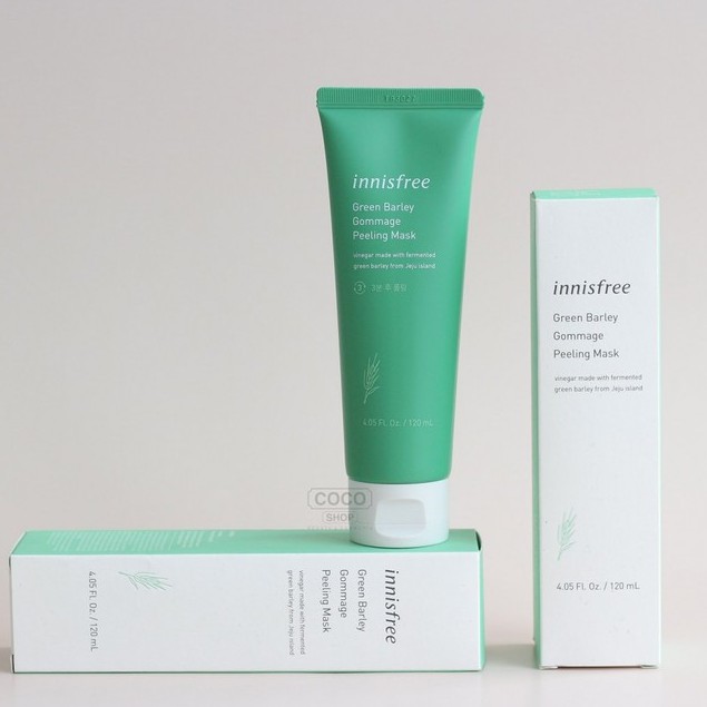 Mặt Nạ Tẩy Da Chết Innisfree Green Barley Gommage Peeling Mask 120ml