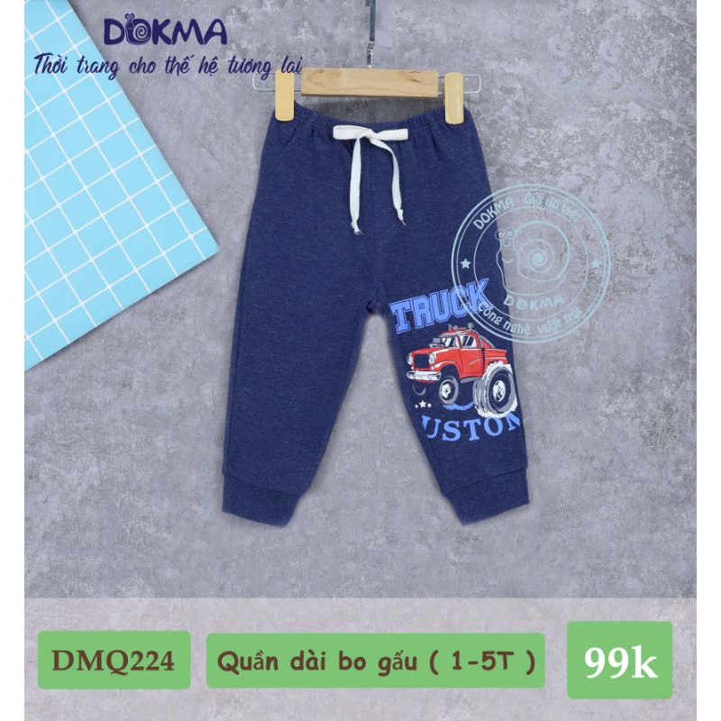 [Dokma] Quần dài nỉ bo gấu 1y-5y DMQ224