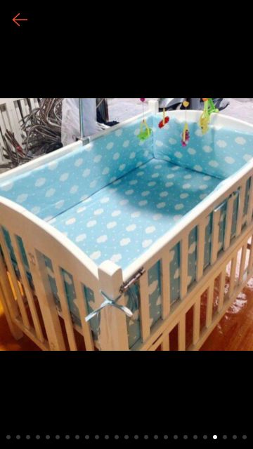 Ga chun cotton bọc đệm cũi cho bé ( Chat thêm mẫu) | BigBuy360 - bigbuy360.vn