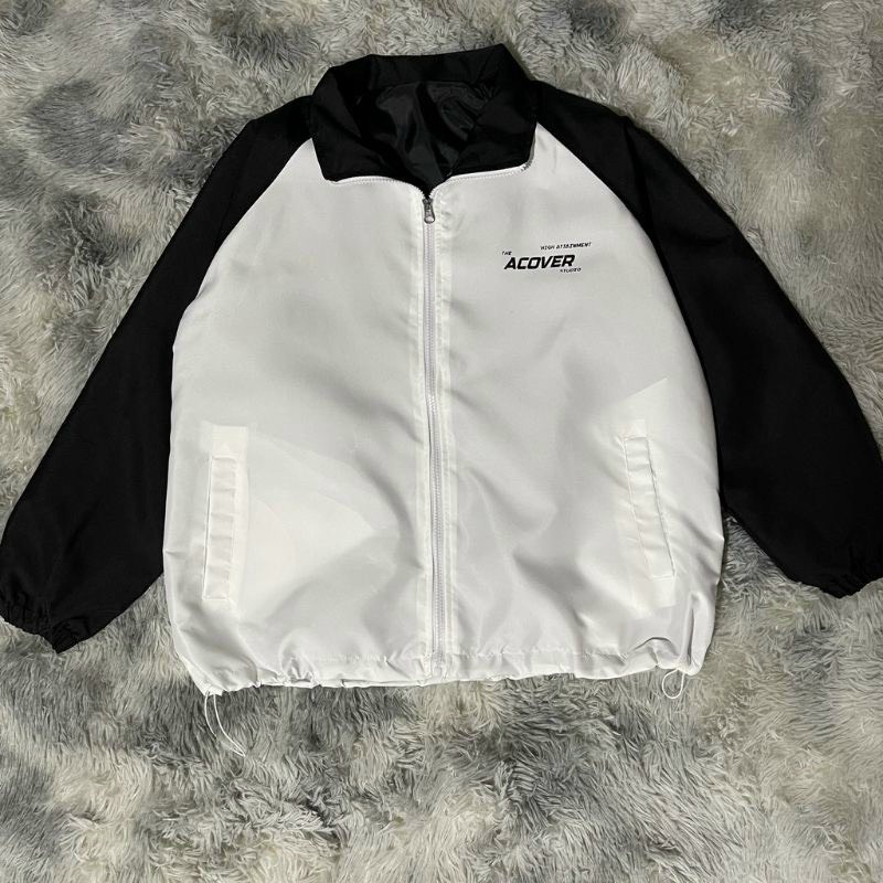 Áo khoác gió nam nữ ACOVER 1 lớp Basic BIGOMALL - Áo bomber chất liệu dù 1 lớp chống Gió chống mưa chất đẹp
