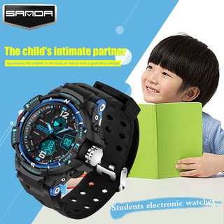Đồng hồ Trẻ Em thể thao SANDA JAPAN KINQIN Chống nước Siêu bền