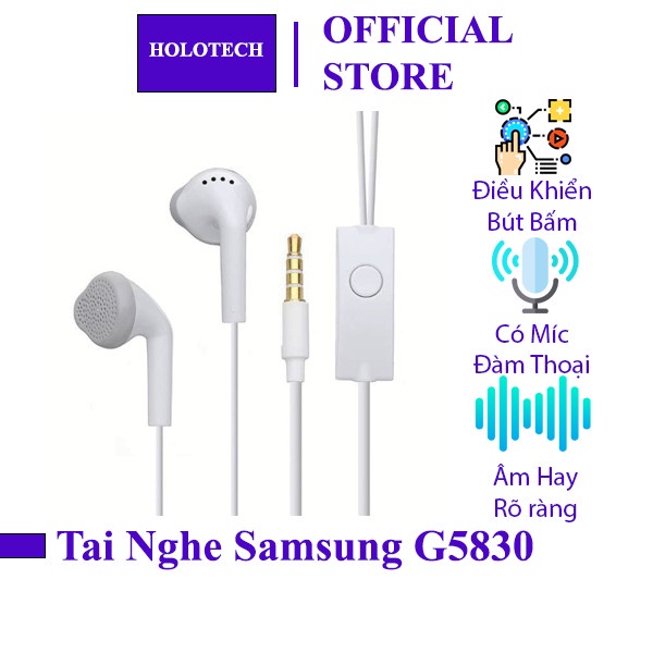 Tai Nghe G5830VN Jack 3,5mm Chân Tròn - Tai Nghe Có Dây Âm Hay