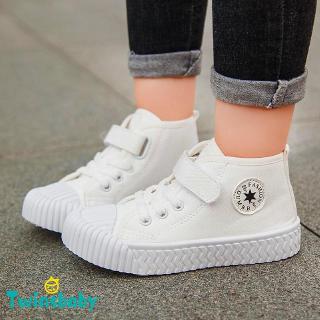Giày thể thao canvas cổ cao cho bé