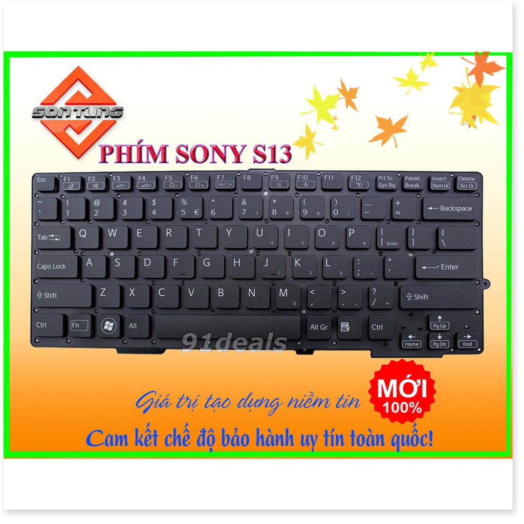 Bàn Phím Sony Vaio S13 SVS13 SVS13A SVS13A2S1C SVS131A12T SVS13P