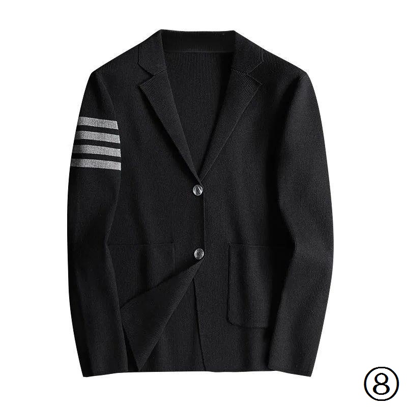 Áo Khoác Cardigan Dệt Kim Tay Dài Phong Cách Thời Trang Xuân Thu 2022 Sang Trọng Cho Nam Giới