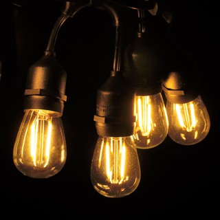 Dây đèn thả ngoài trời 5 mét 10 bóng 2W Led Dây đèn trang trí 5m 10 đui