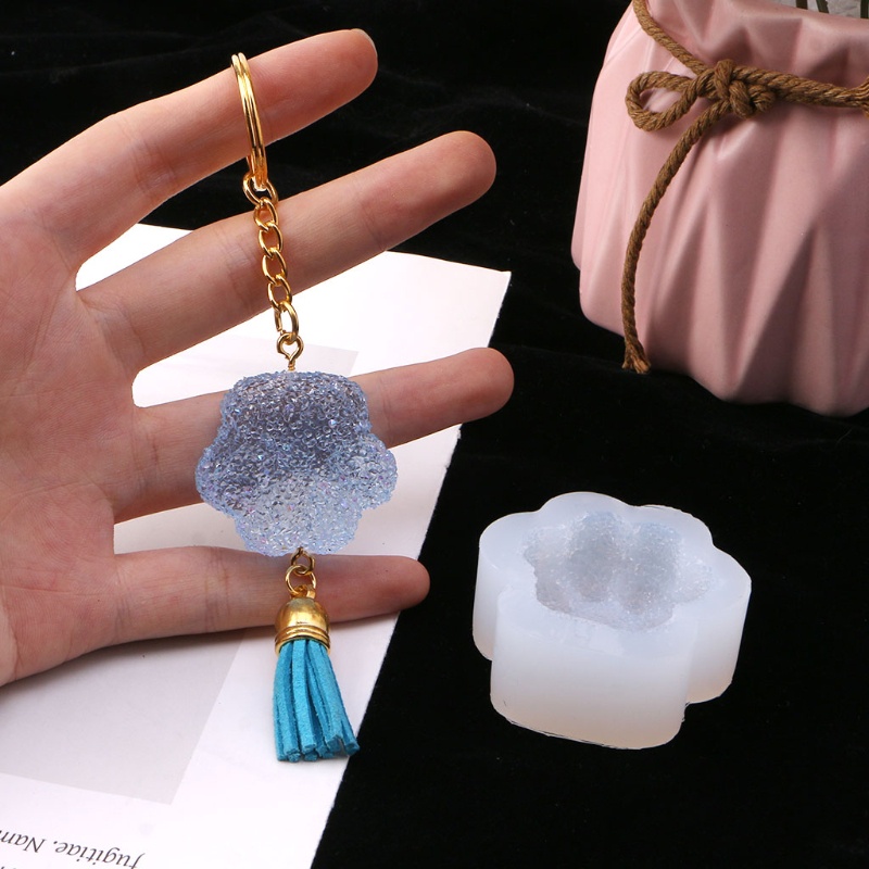 Khuôn Silicon Hình Kim Cương Cho Mèo Cưng