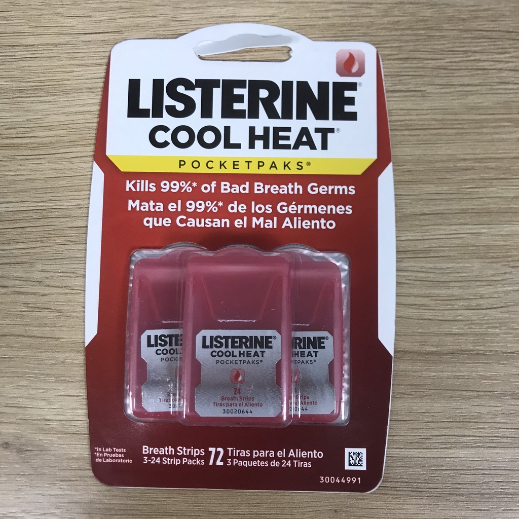 Miếng Ngậm Thơm Miệng LISTERINE Vỉ ngậm thơm miệng Cool Mint /keo lá thơm miệng Cool Heat/Freshburs /Xịt thơm miệng