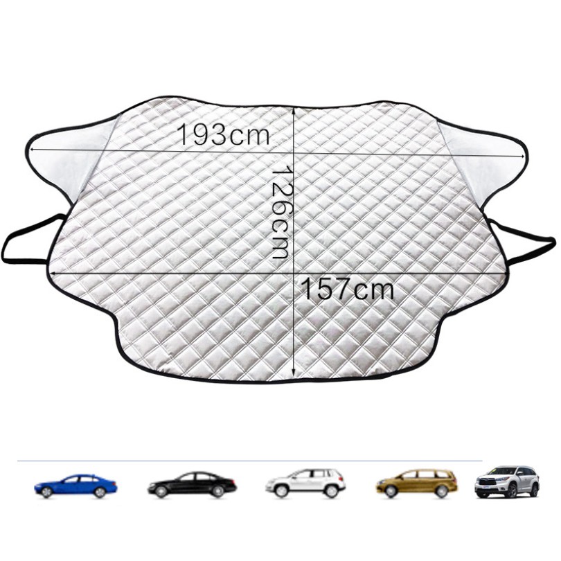 Tấm bạt che chắn nắng ngoài kính lái xe hơi, ô tô cao cấp 4 lớp có dây cài Mã sản phẩm B3 | BigBuy360 - bigbuy360.vn