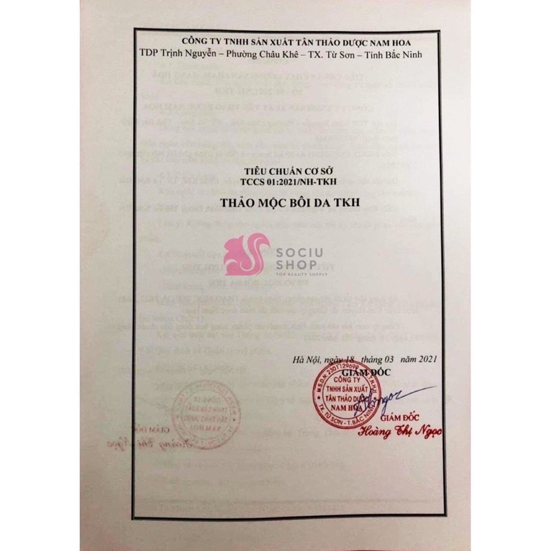 THẢO MỘC BÔI DA TRẦN KIM HUYỀN