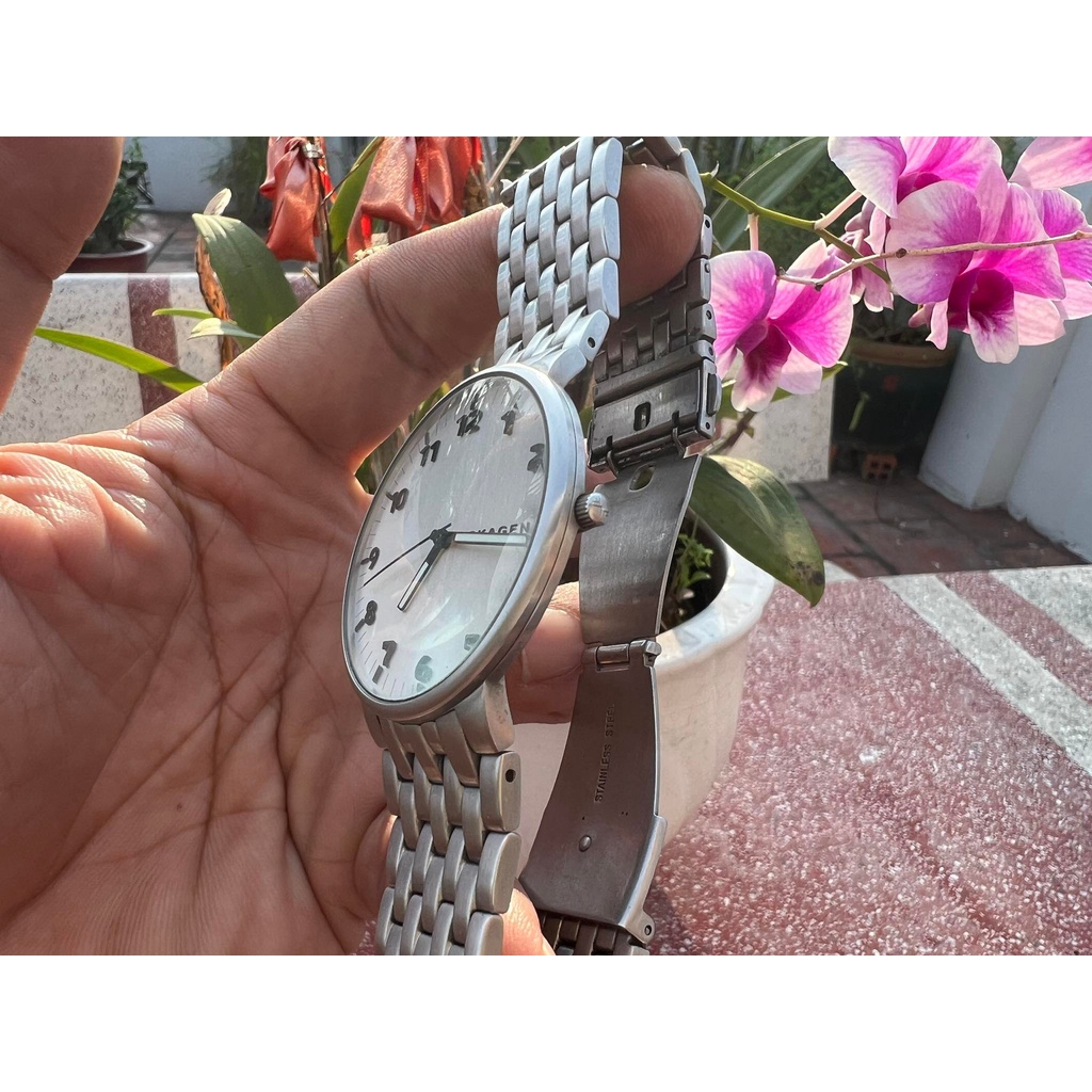 Đồng hồ nam Skagen Chính hãng hàng xài lướt   size 40 mới 98%
