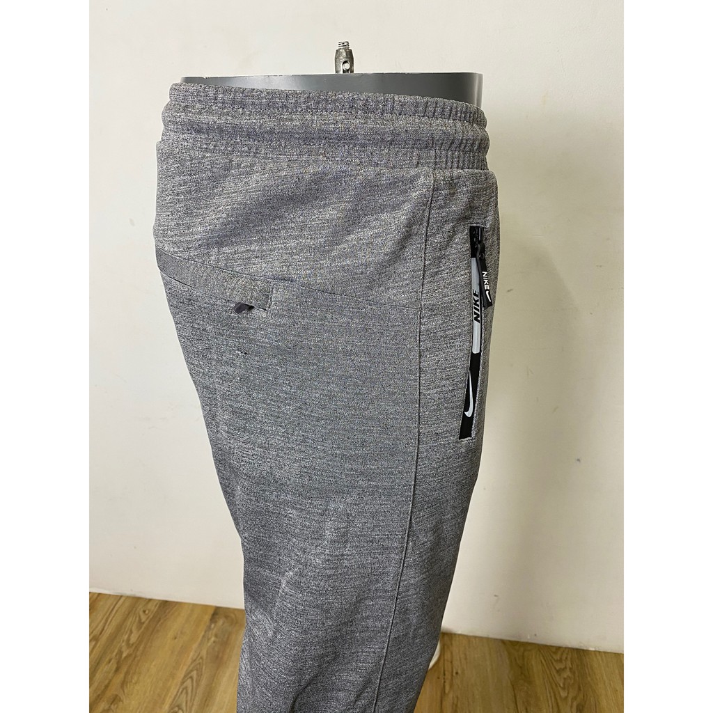 Quần thun thể thao dài mặc tập GYM túi khóa kéo chất polyester nam nữ mặc được - XK106 | BigBuy360 - bigbuy360.vn