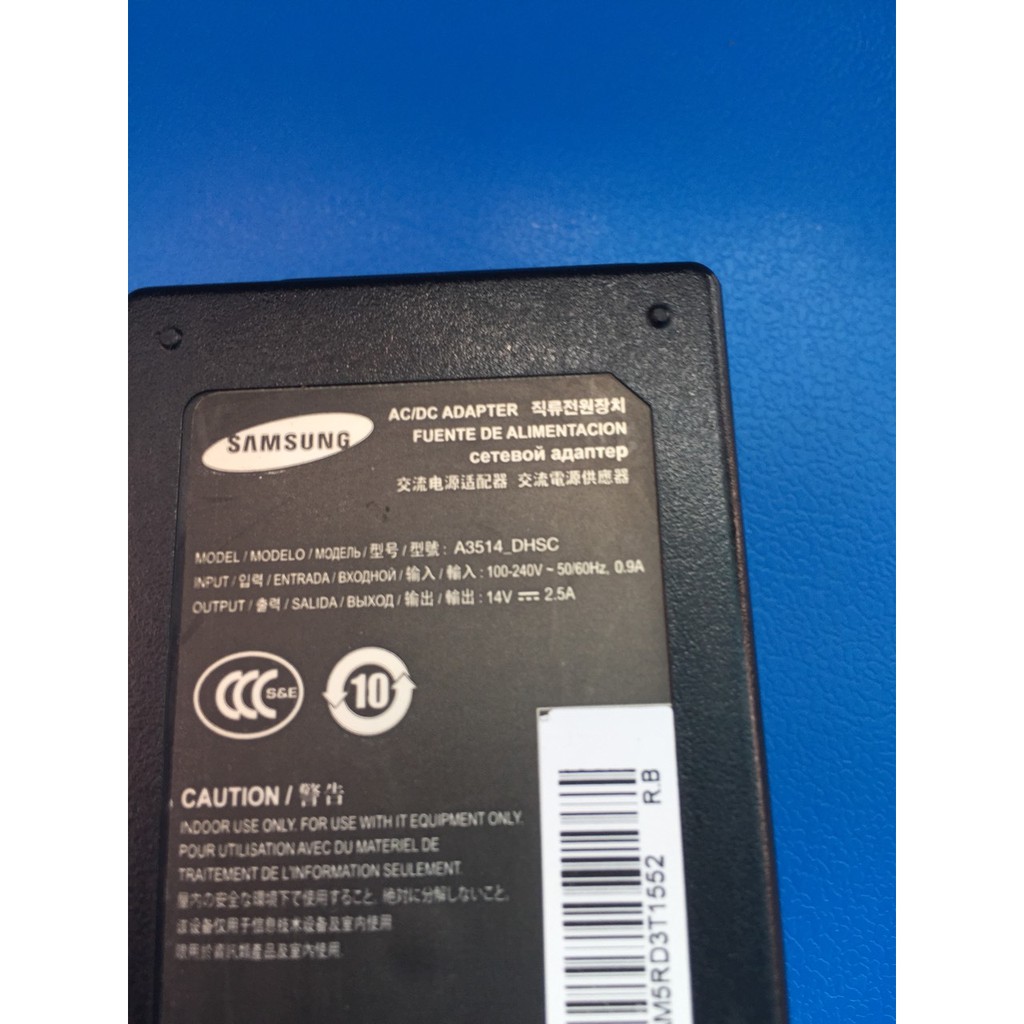 Sạc màn hình Samsung 14V 1.07A hàng chính hãng.