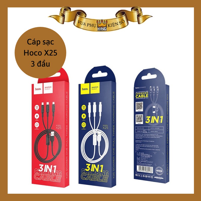 Cáp Lightning Hoco X25